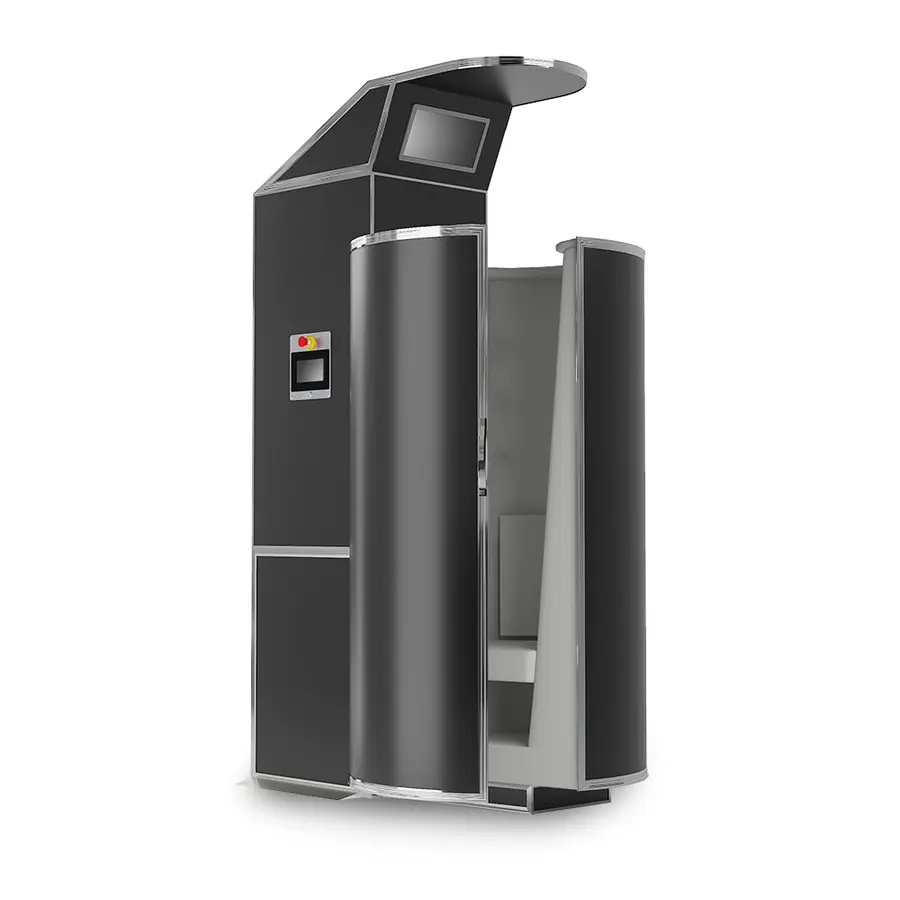 Cryomed Basic nera con rivestimento interno grigio