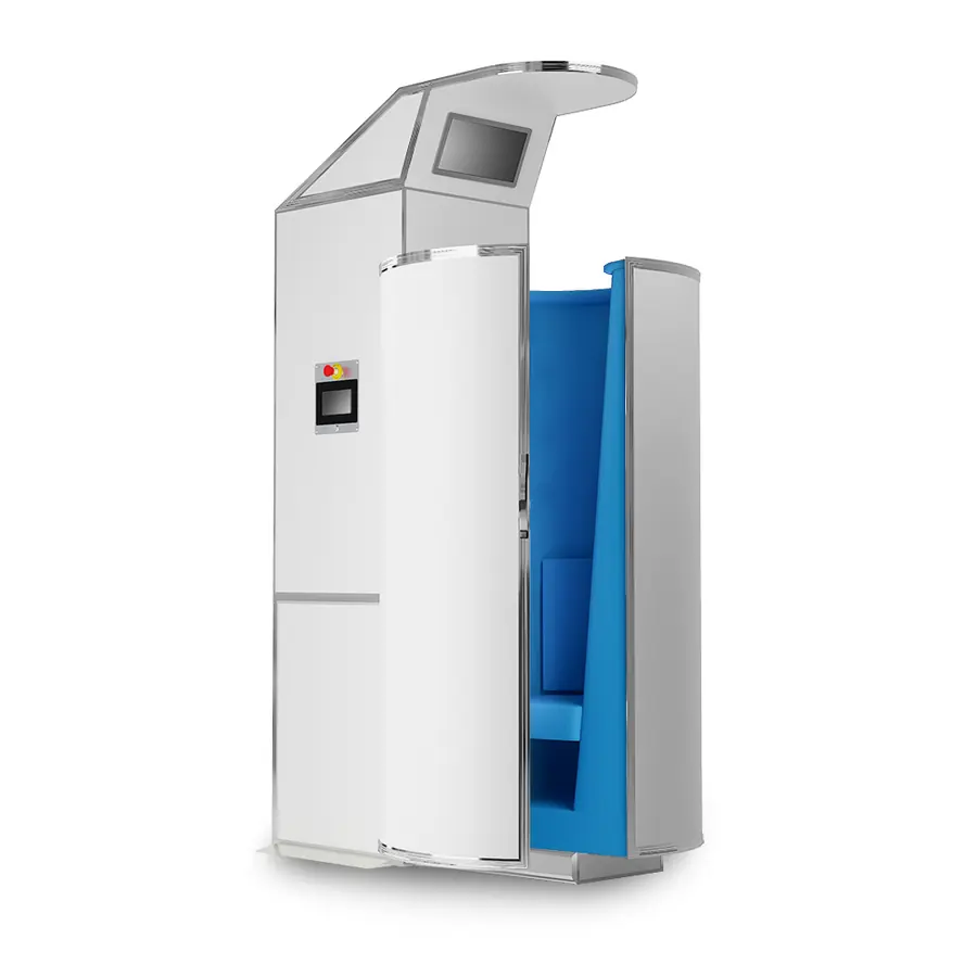 Cryomed Basic bianca con rivestimento interno blu