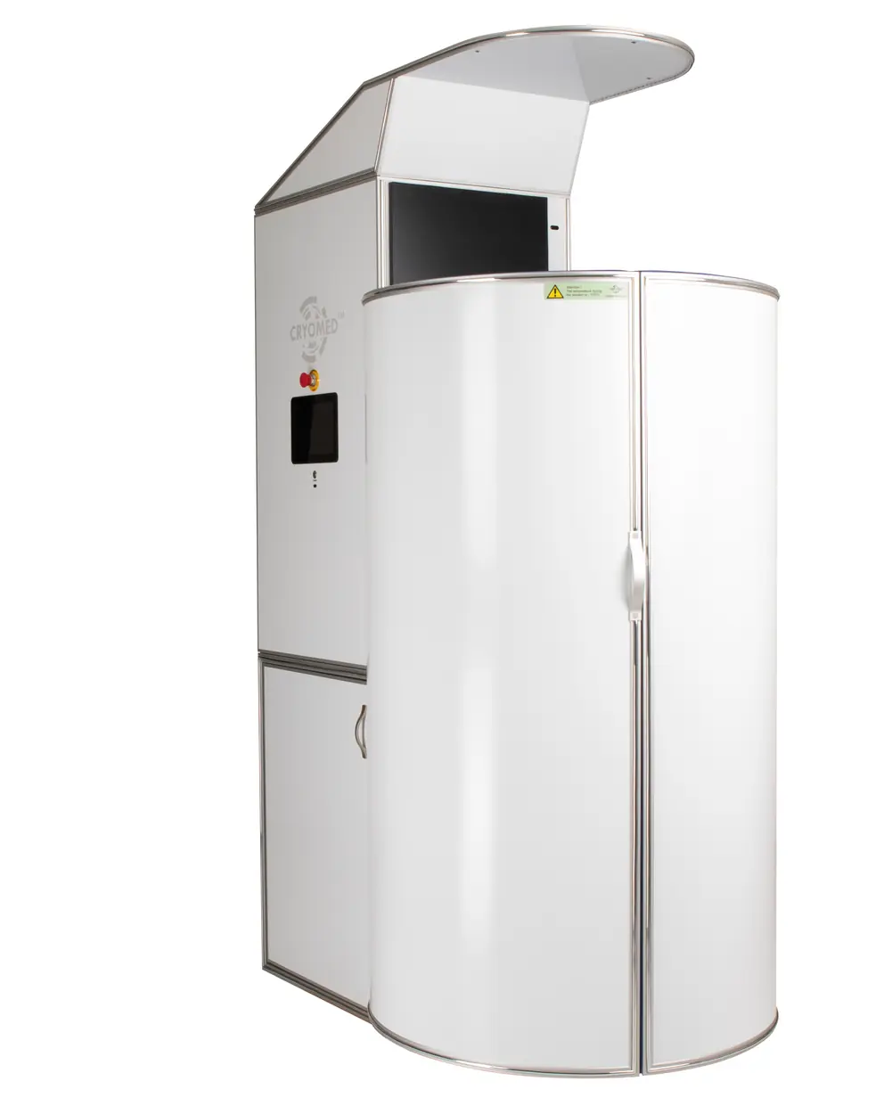 Cryomed Pro 360 bianca vista frontale di tre quarti